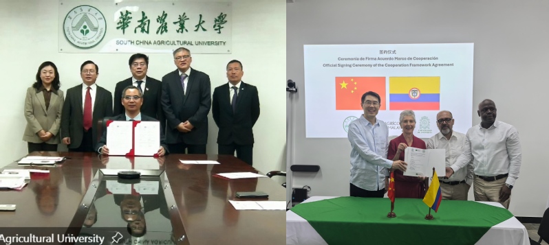 华农与哥伦比亚高校企业举行三方合作签约仪式