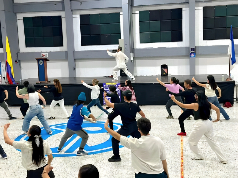华农教师赴哥伦比亚开展交流 传播中华传统体育文化